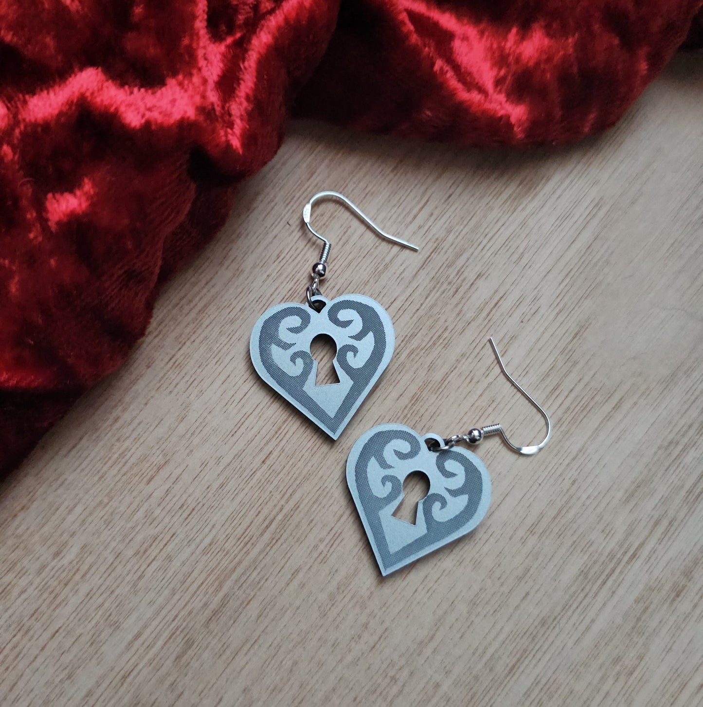 Under lock and key earrings