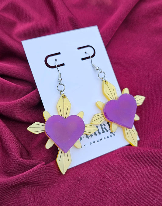 Yellow Haunted hearts