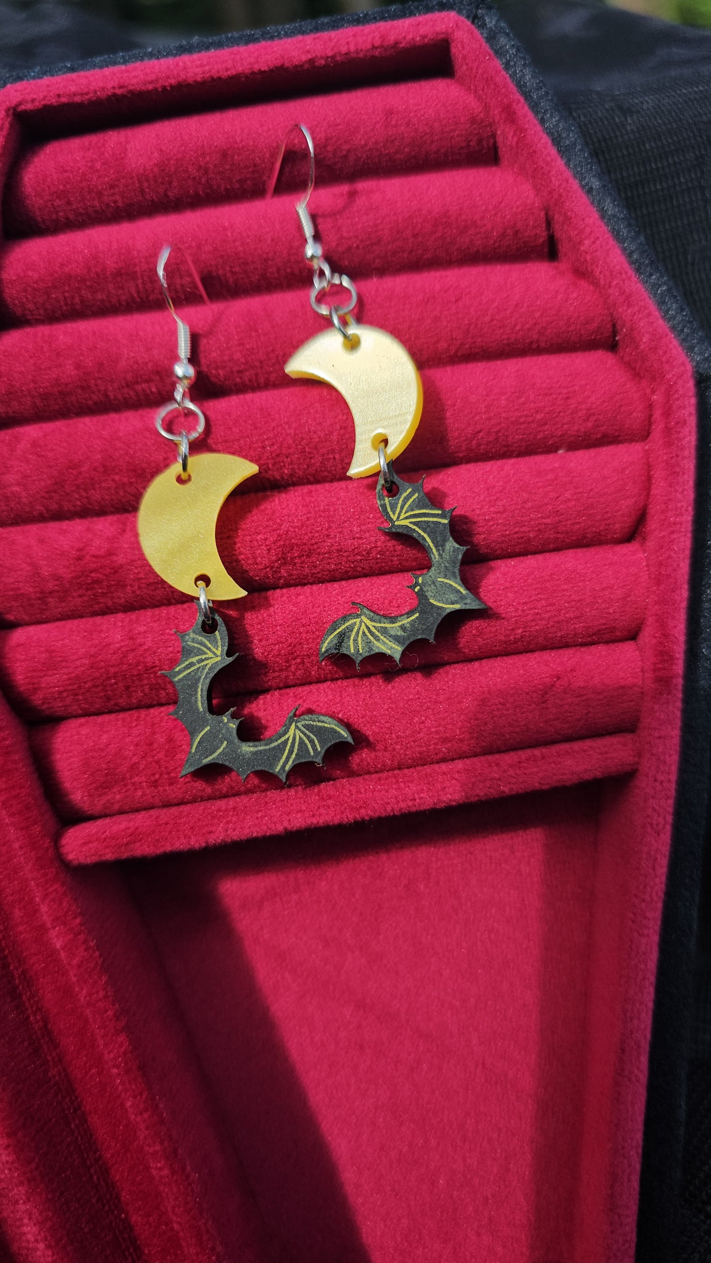 Night flight earrings