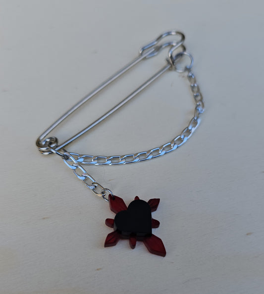 Sacred heart chunky pins