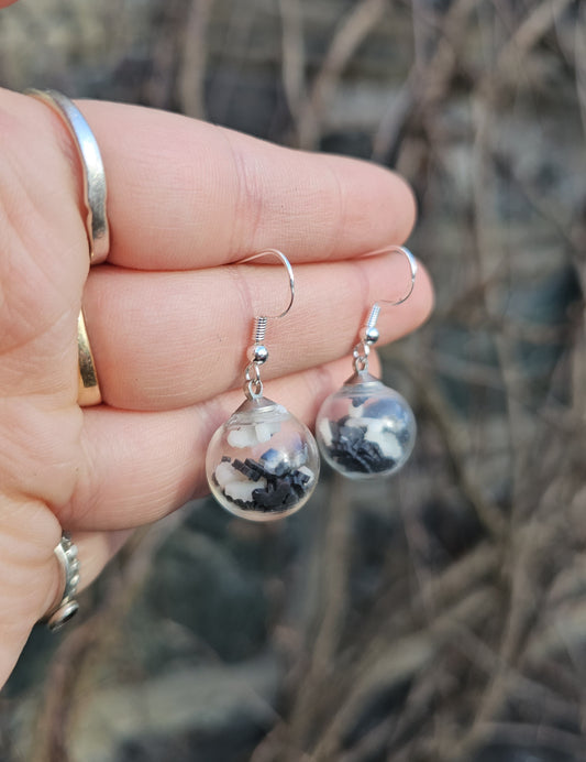 Black and white bats