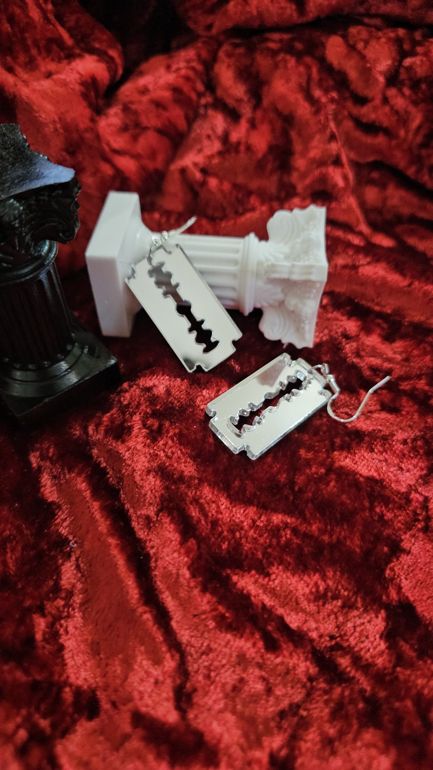 Razor earrings