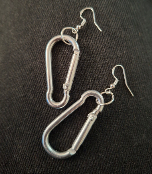 Carabiner earrings