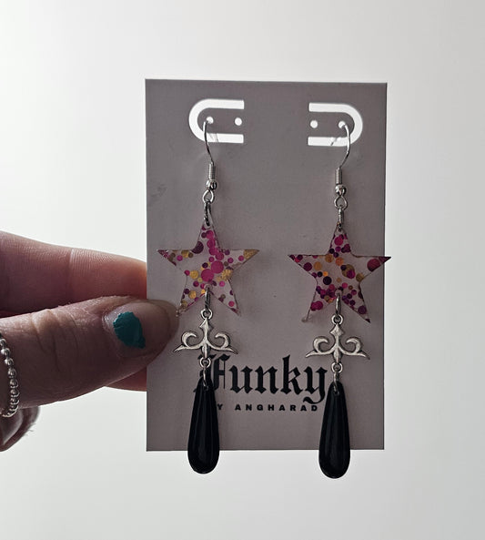 Shooting star earrings