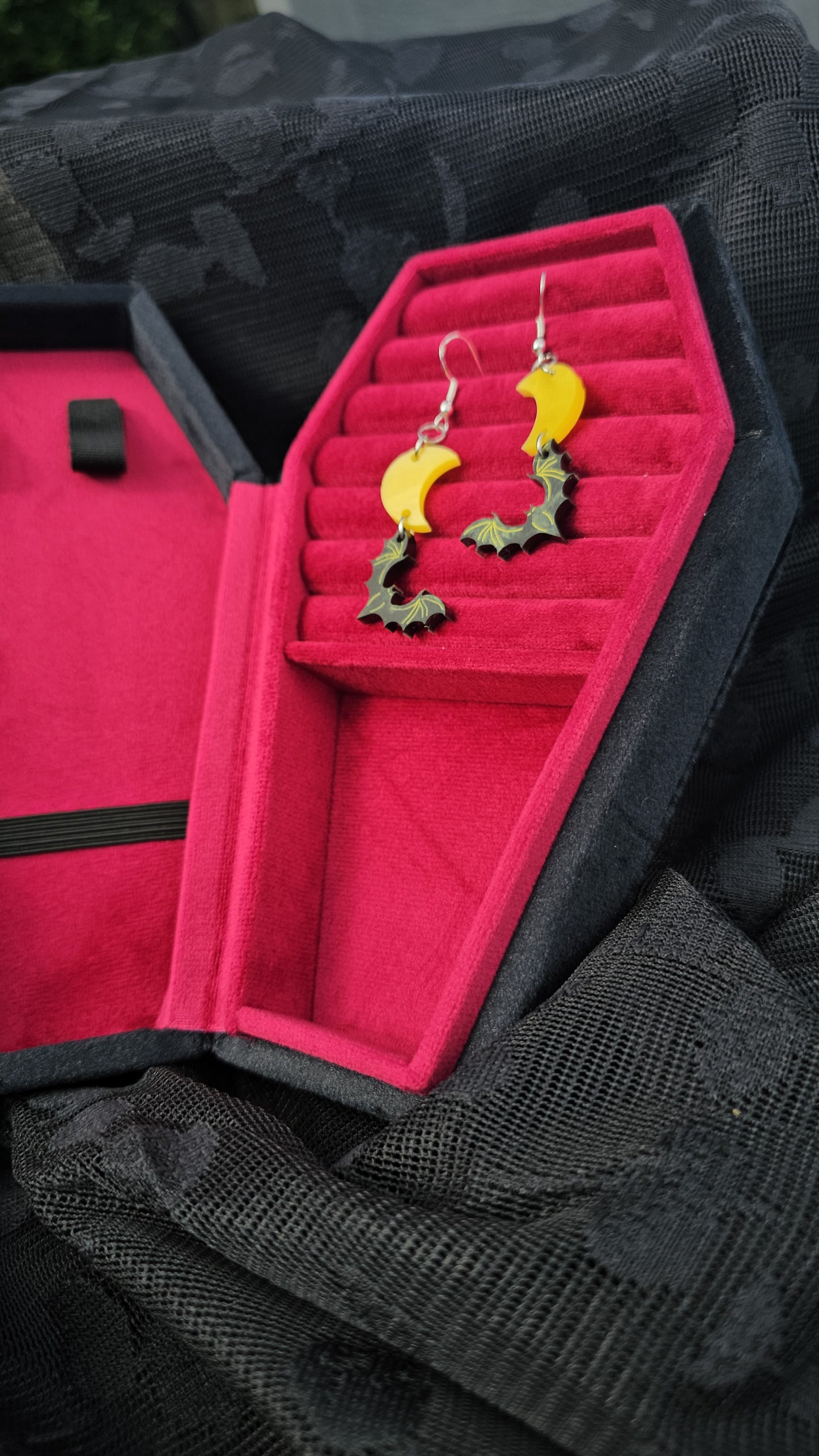 Night flight earrings