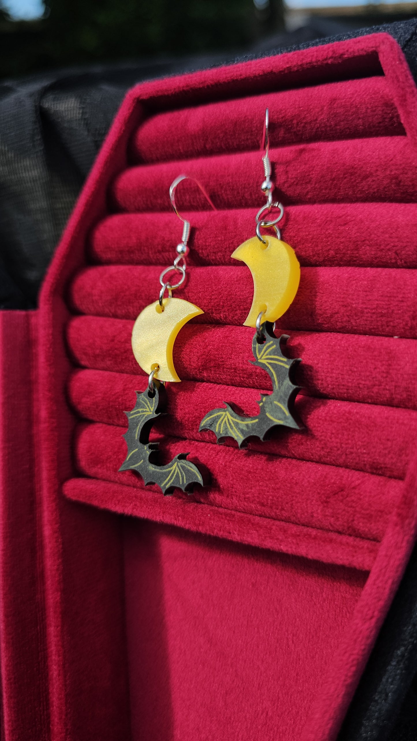 Night flight earrings
