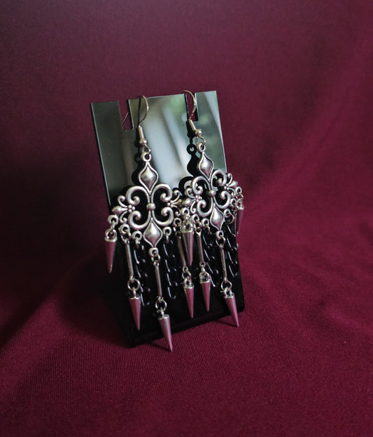 Chain chandelier earrings