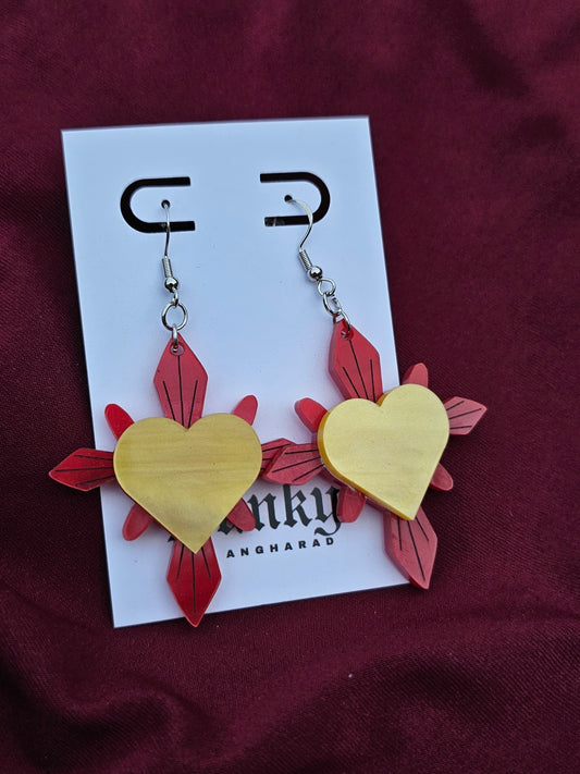 Red haunted hearts
