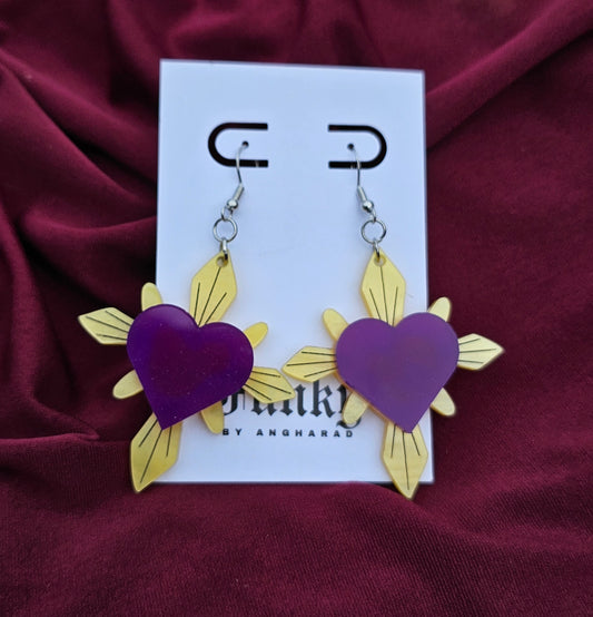 Yellow Haunted hearts