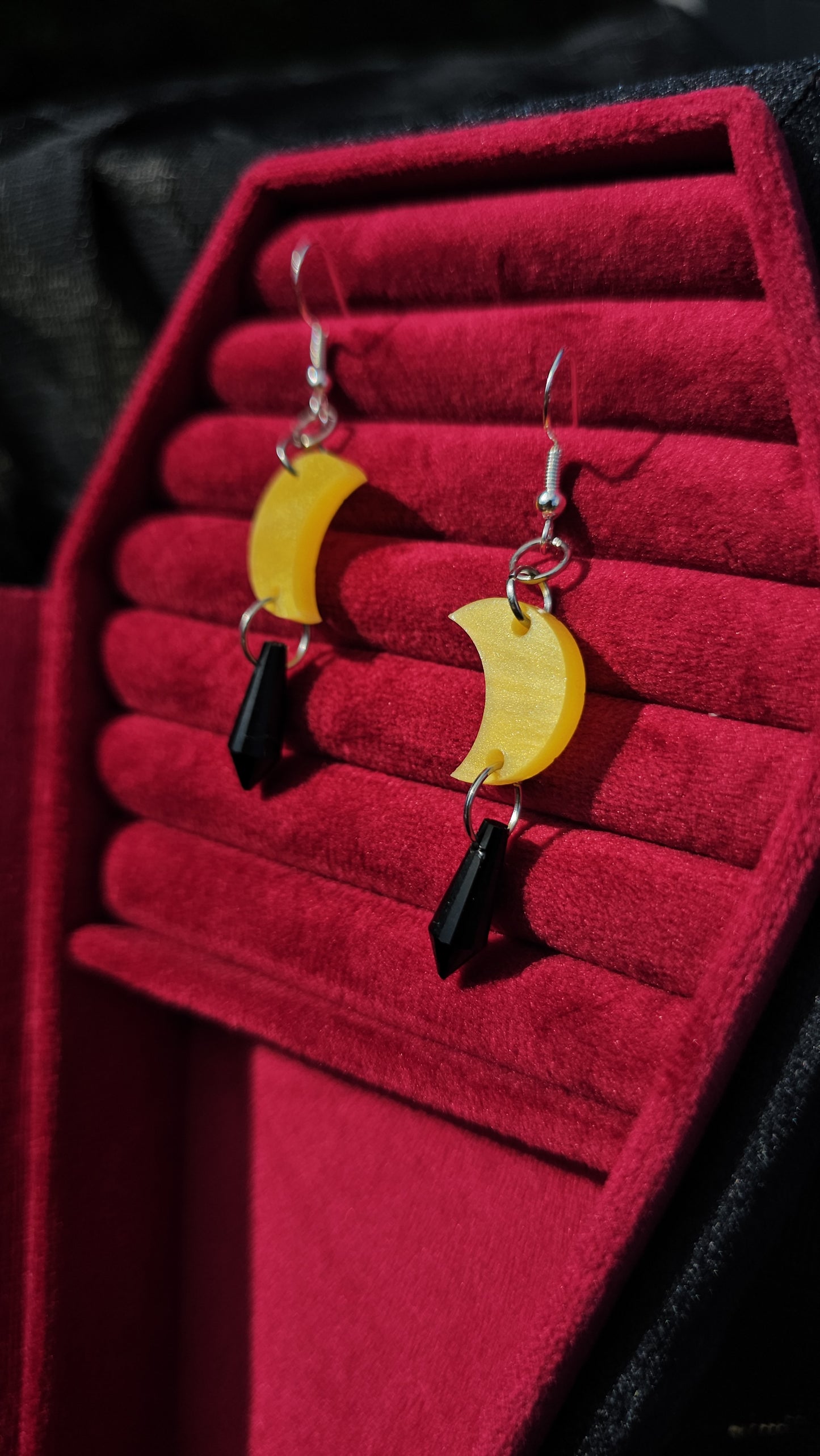 Moon beam earrings