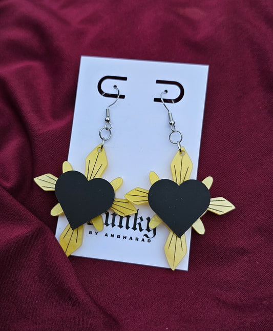 Black haunted hearts