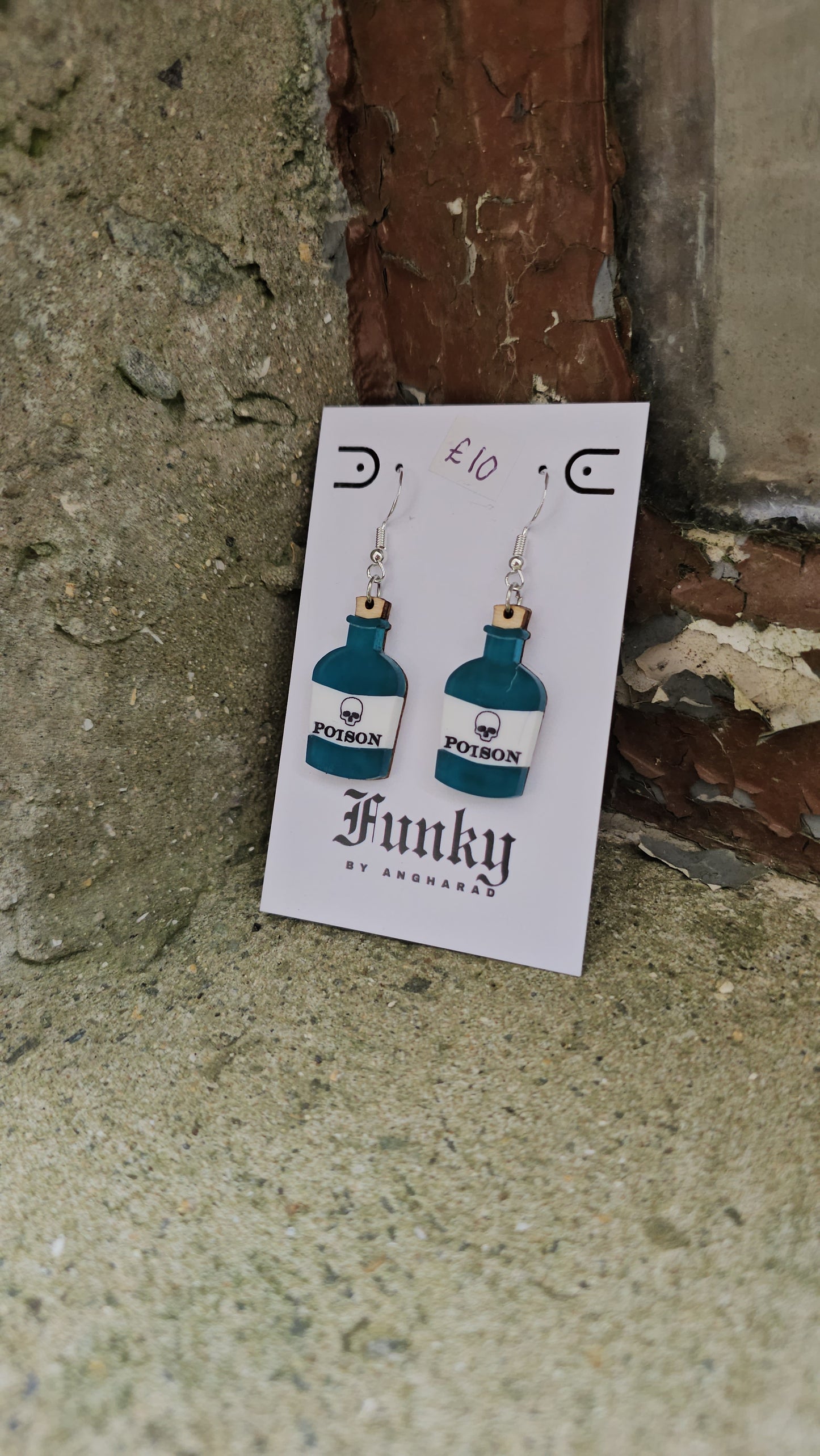 Pick your poison / poison bottle earrings