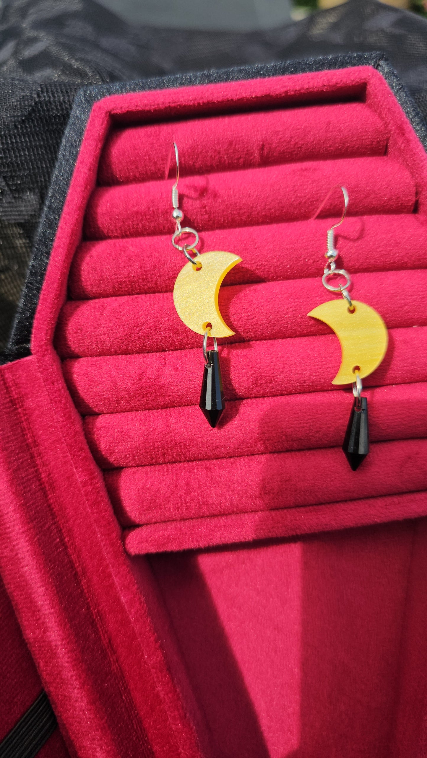 Moon beam earrings