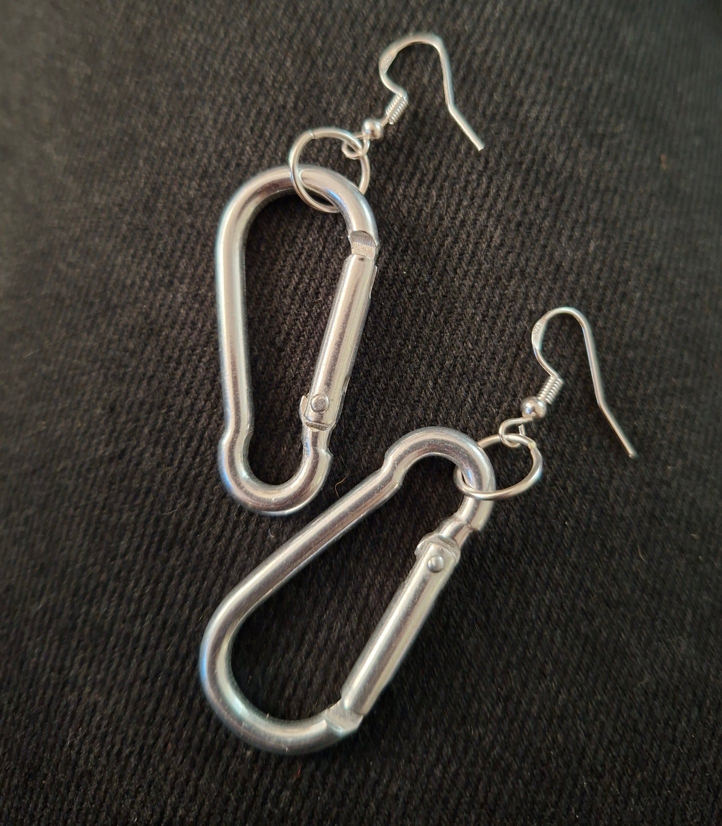 Carabiner earrings