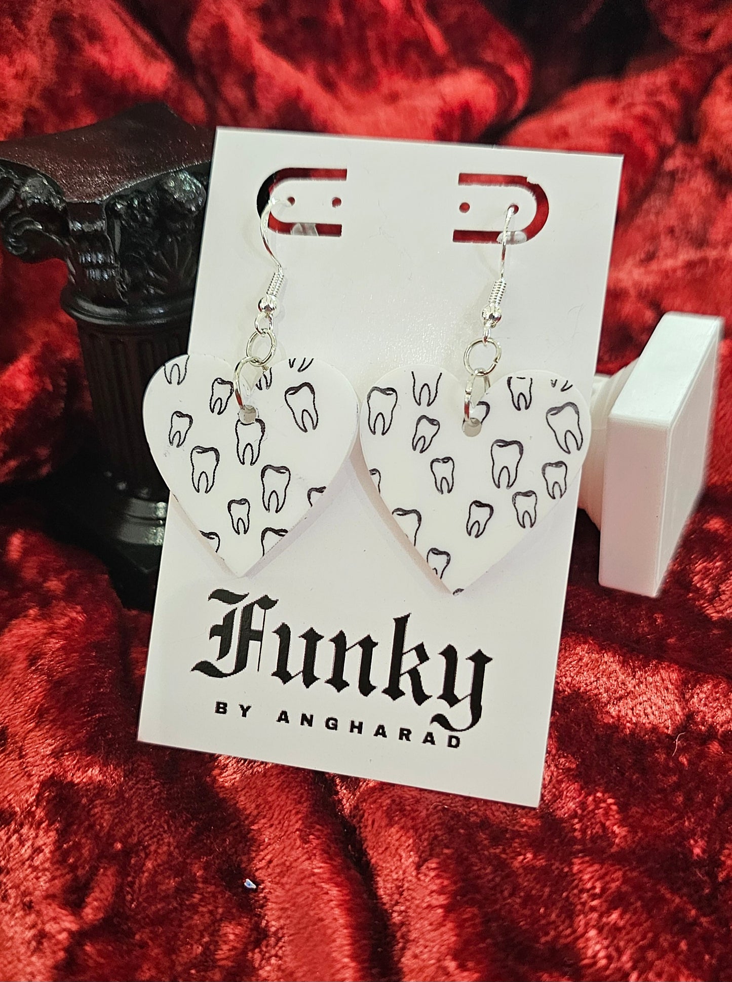 Tooth earrings