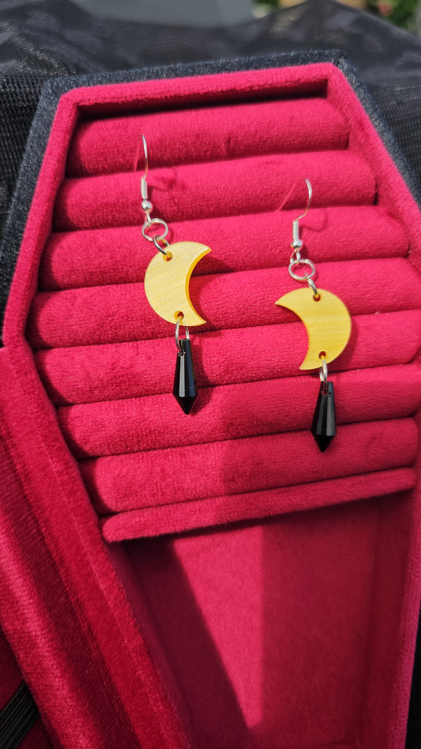 Moon beam earrings