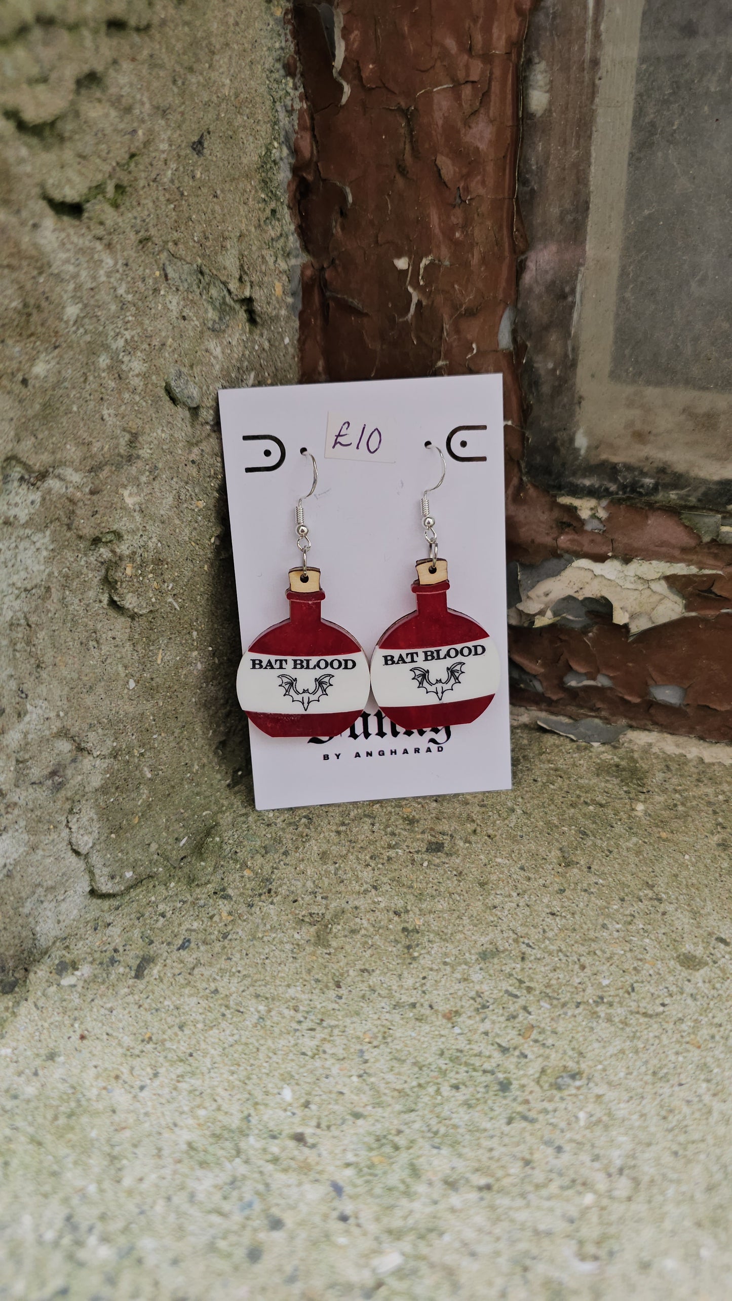 Pick your poison / poison bottle earrings