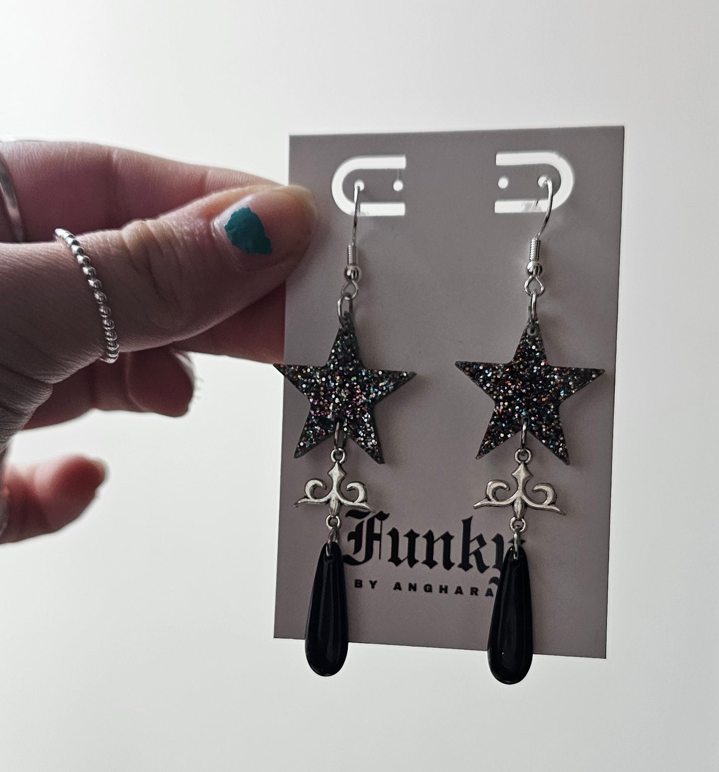 Shooting star earrings