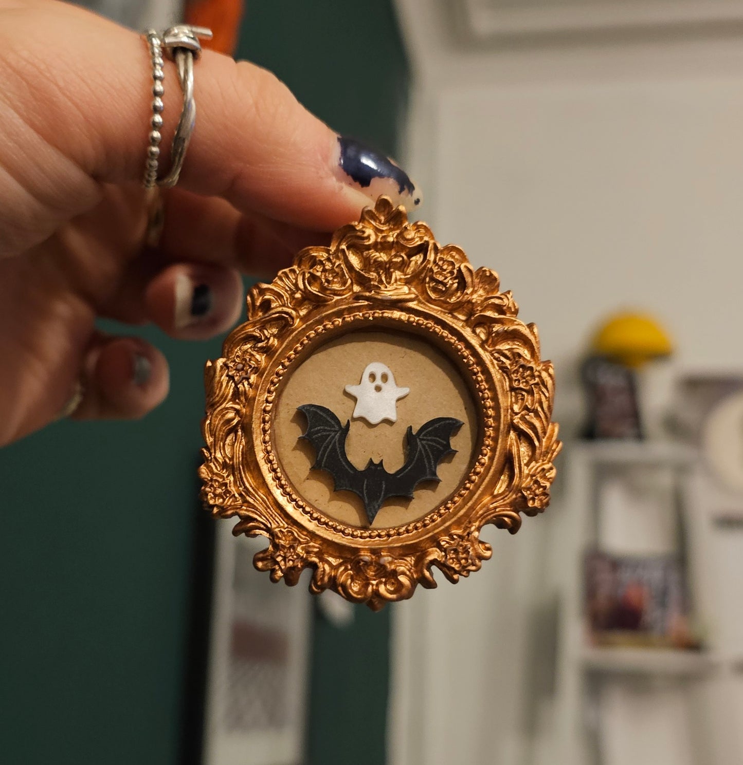 Bat and ghost mini frame