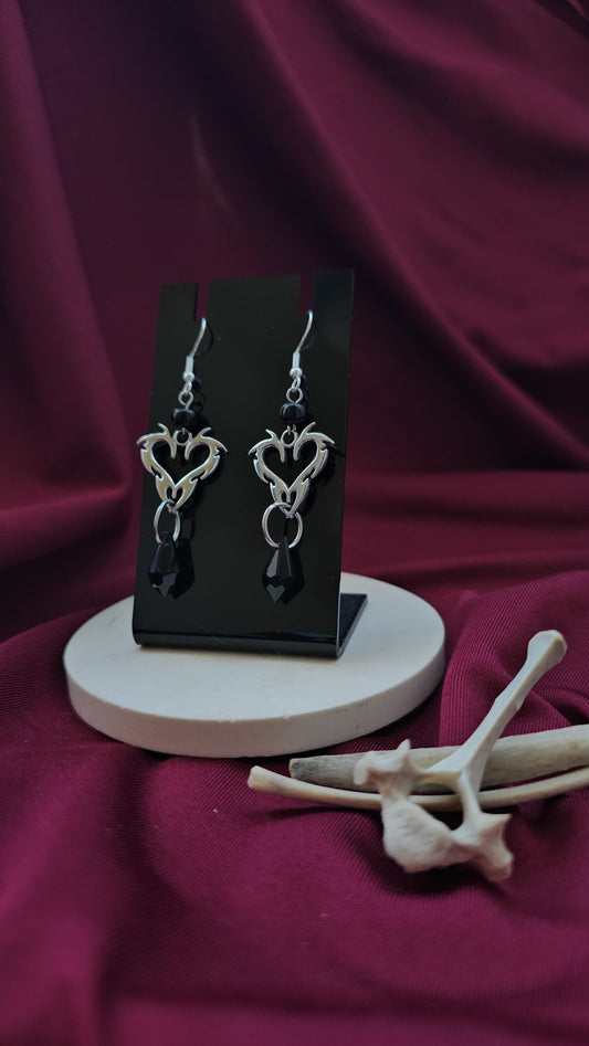 Cyber hearts black