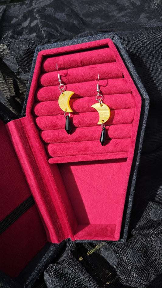 Moon beam earrings