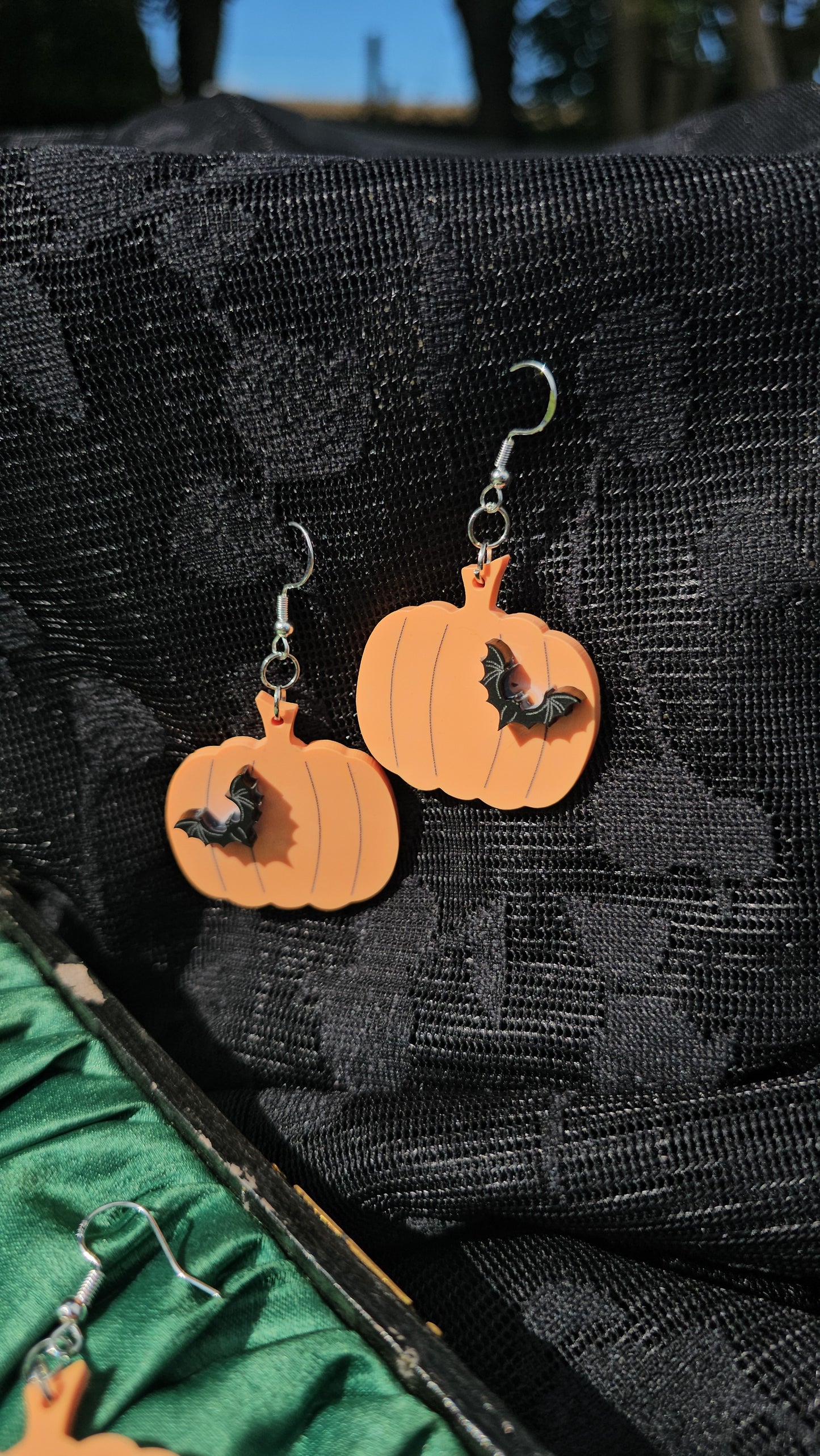 Pumpkin patch earrings