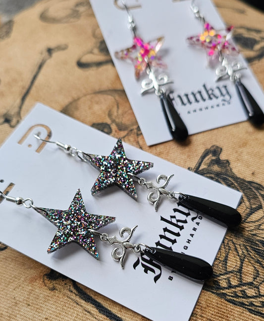 Shooting star earrings