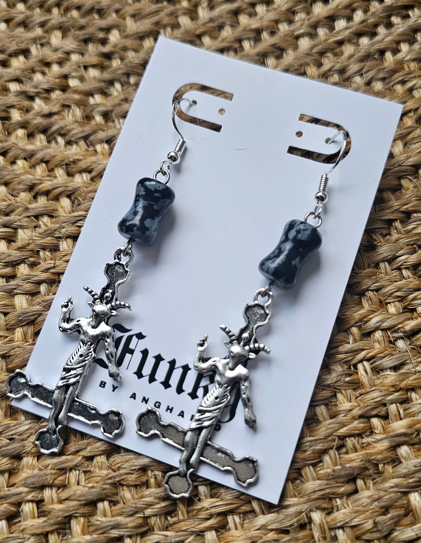 Baphomet earrings