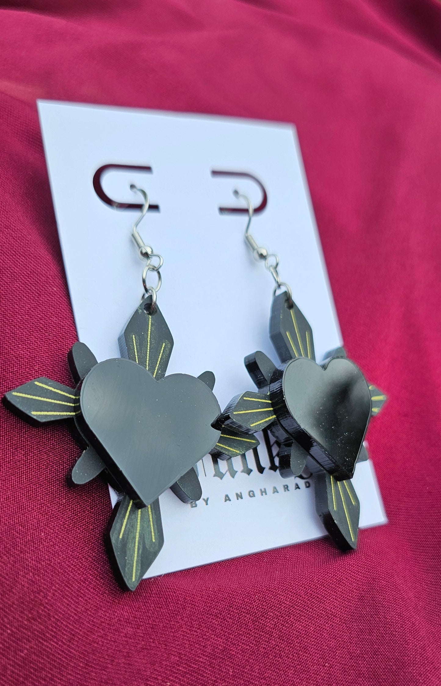 Black on black haunted hearts