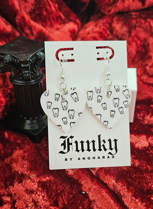 Tooth earrings