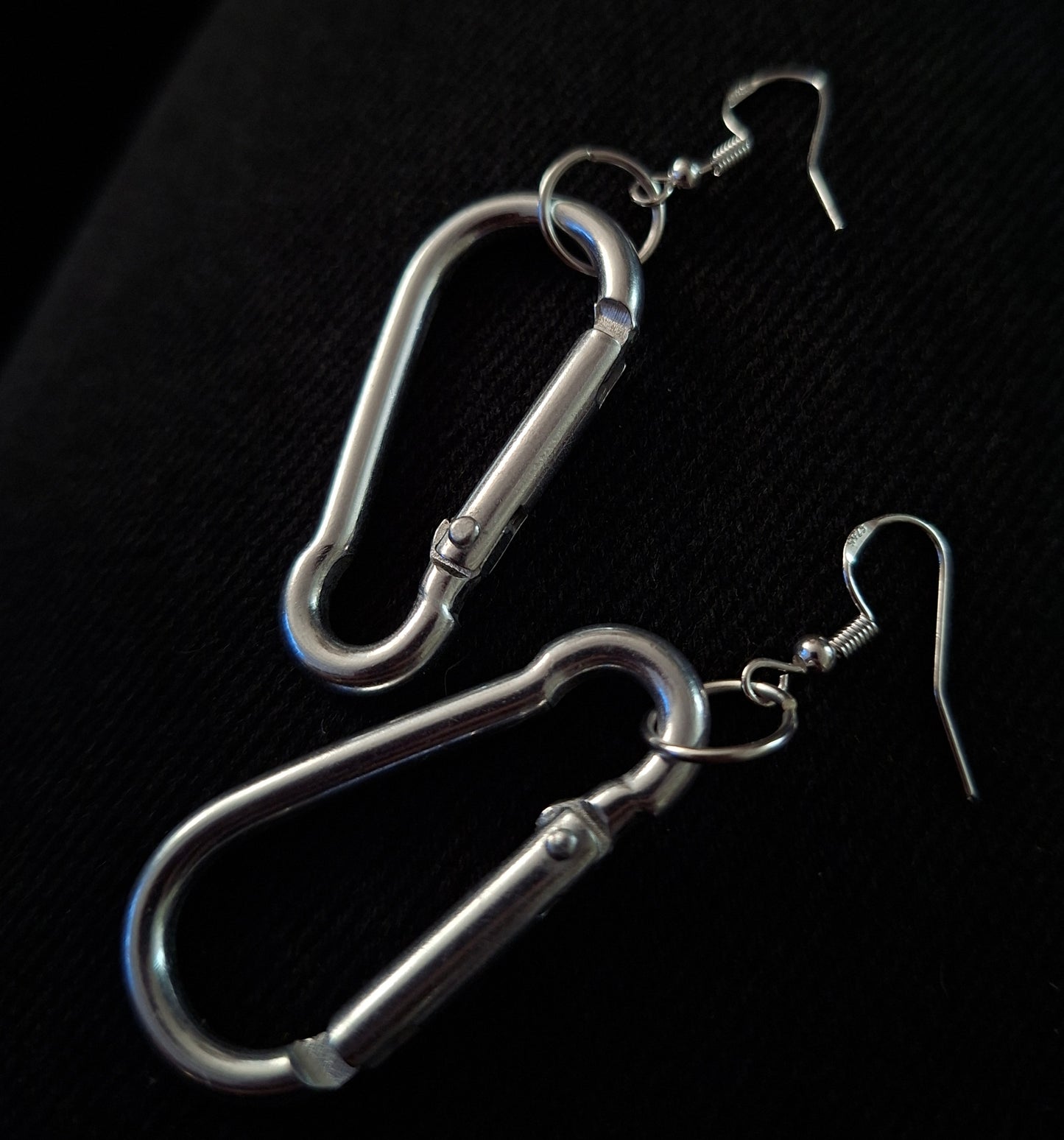 Carabiner earrings