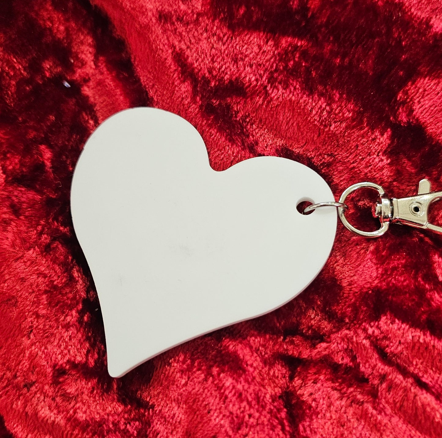 Heart keyrings/ bag charms